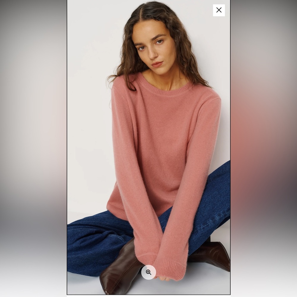 Reformation NWT Boyfriend Sweater in Dried Rose 🥀